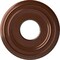 Ekena Millwork Classic Ceiling Medallion (Fits Canopies up to 7 1/4"), 12 3/8"OD x 4"ID x 1 1/8"P, Copper Penny CM12CLCPS - alternate 1
